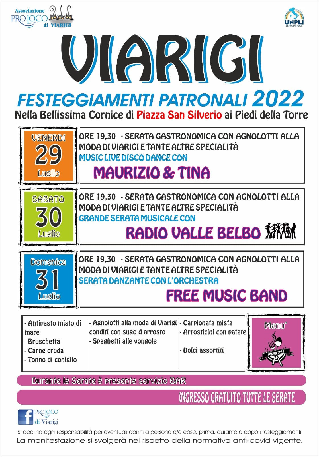 Viarigi | Festeggiamenti patronali 2022